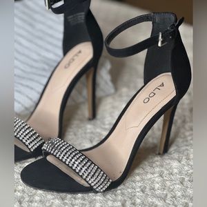 ALDO Black Sparkly Heels
